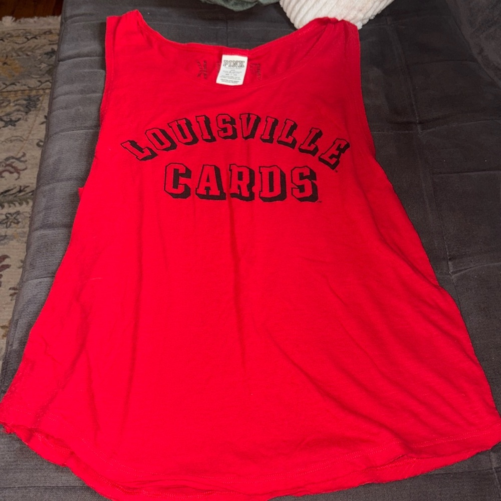 PINK Louisville Cardinals tank top size XS